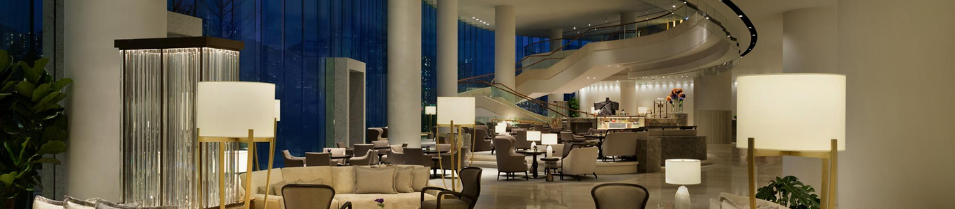 Luxury hotel lounge